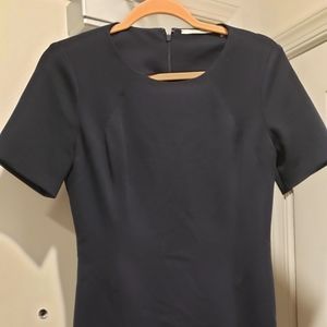 Tahari Navy Dress